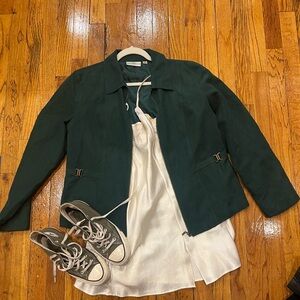 Vintage suede Green Jacket